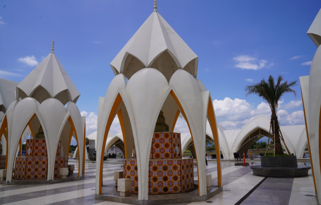 Ilustrasi Tempat Wudhu Outdoor